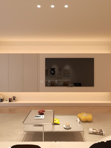 Service Residence for Sale at Continew - Max . - Living Room - PropertyGuru.com.my