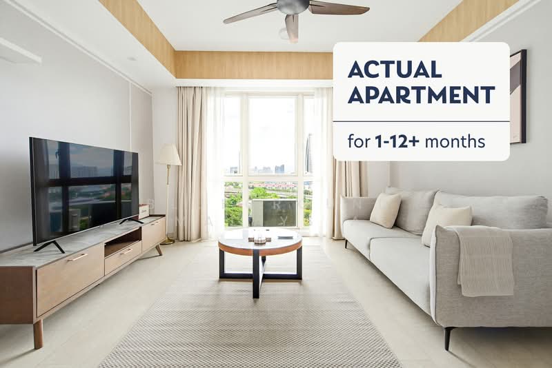 Condominium for Rent at myHabitat - Blueground Malaysia - Living Room - PropertyGuru.com.my