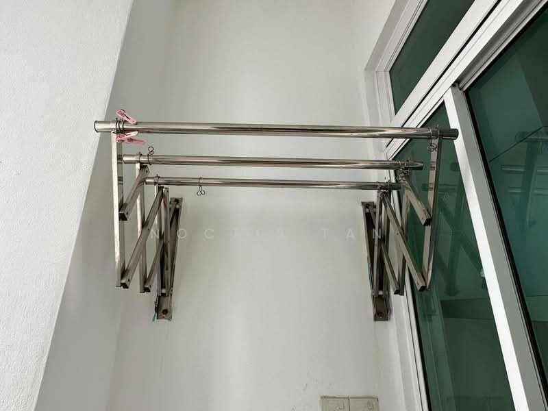 Service Residence for Rent at Twin Galaxy (Dwi Galaksi) - Noctis Tan - Balcony - PropertyGuru.com.my