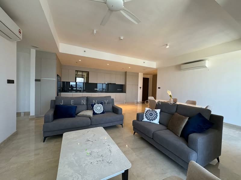 Servis Apartment untuk Disewa di Marriott Residence @ Gurney - Jenny Leong - Living Room - PropertyGuru.com.my