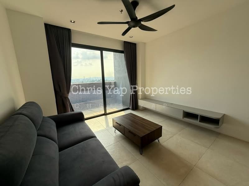 Service Residence for Sale at Lumi Tropicana - Chris Yap - Living Room - PropertyGuru.com.my