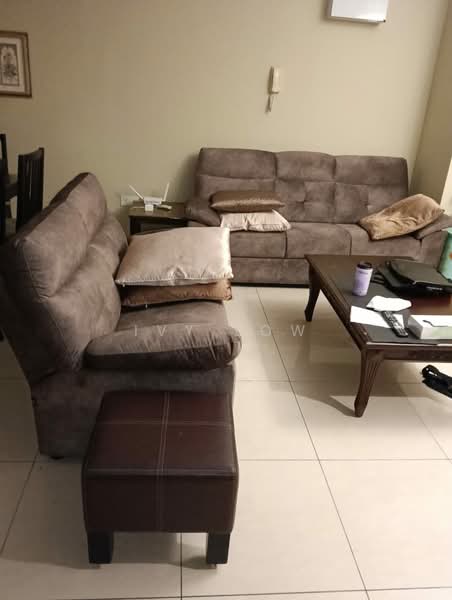 Servis Apartment untuk Dijual di Pangsapuri Tanah Emas (Golden Sands) - Ivy Low - Living Room - PropertyGuru.com.my