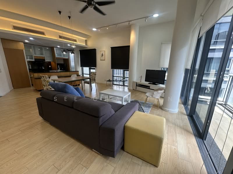 Service Residence for Rent at St Mary Residences - See Chak Yan - Living Room - PropertyGuru.com.my