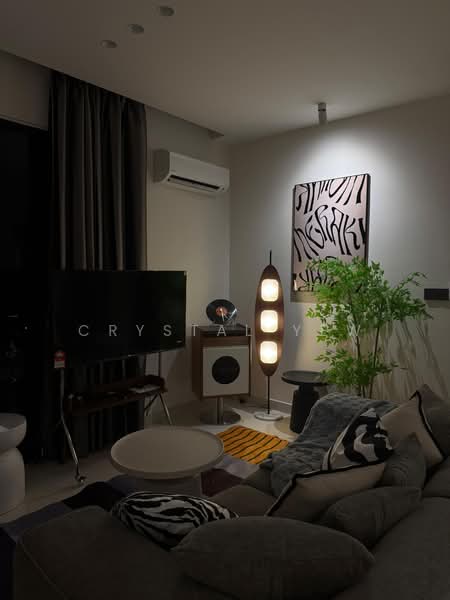 Service Residence for Rent at Nest 2 Residences - Crystal Yew - Living Room - PropertyGuru.com.my