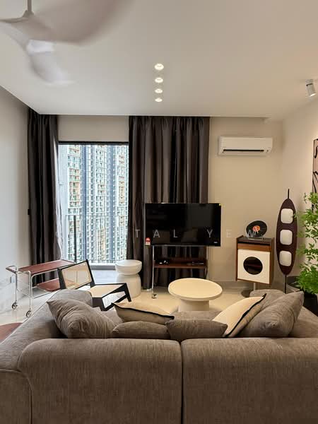 Service Residence for Rent at Nest 2 Residences - Crystal Yew - Living Room - PropertyGuru.com.my