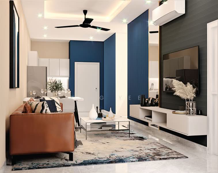 Service Residence for Sale at Avantro Residences - King Yee - Living Room - PropertyGuru.com.my