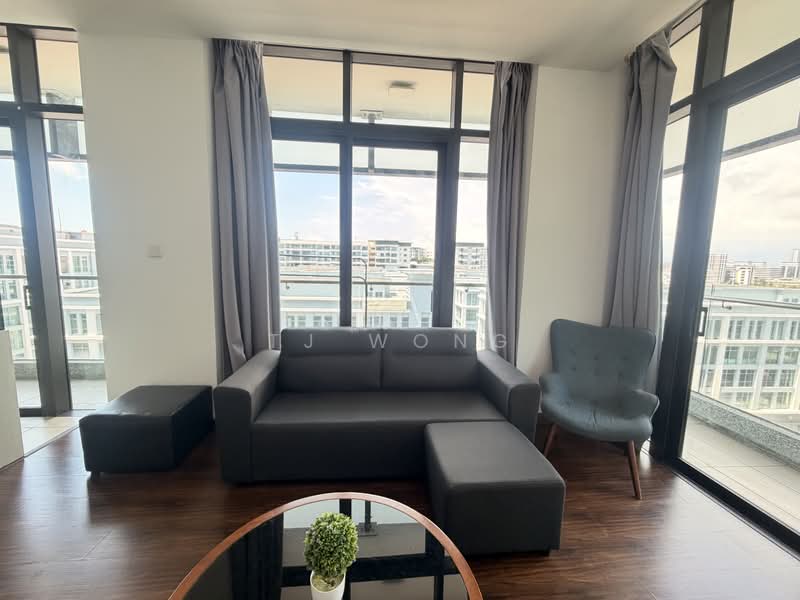 Servis Apartment untuk Disewa di Riverson - TJ Wong - Living Room - PropertyGuru.com.my