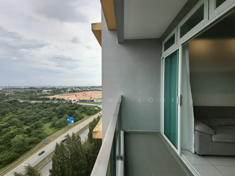 Condominium for Rent at D'Suites Akasia Horizon @ Horizon Hills - Kennedy Looi - Balcony - PropertyGuru.com.my