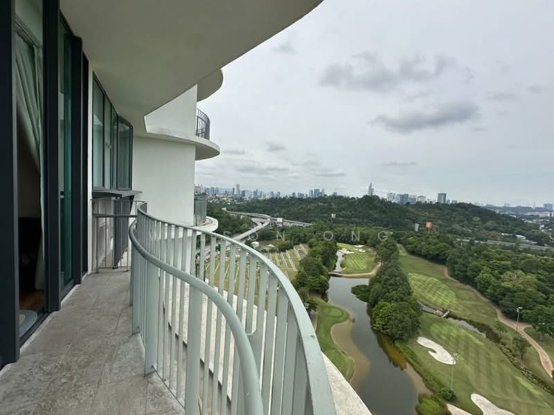 Servis Apartment untuk Dijual di Senada Residence @ KLGCC Resort - Wilson Ong - Balcony - PropertyGuru.com.my