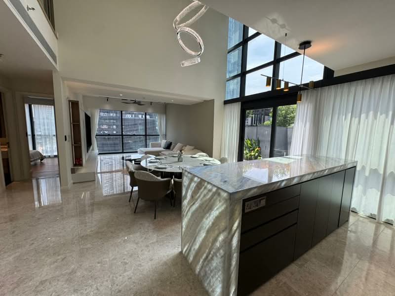 Servis Apartment untuk Dijual di TRX Residences - Aden Tai - Living Room - PropertyGuru.com.my