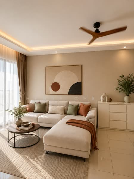 Kondominium untuk Disewa di Skyline KL - Henry Chew - Living Room - PropertyGuru.com.my