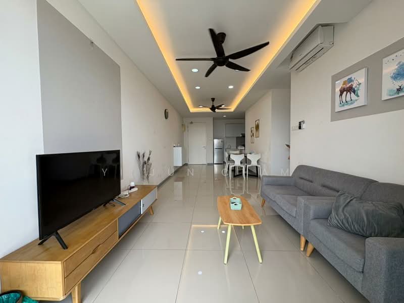 Servis Apartment untuk Disewa di United Point (Residensi Berpadu) - Yi Jun Cham - Living Room - PropertyGuru.com.my