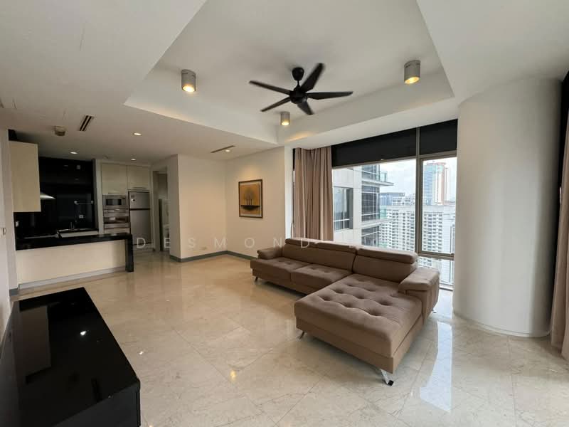 Servis Apartment untuk Disewa di Pavilion Residences - Desmond Low - Living Room - PropertyGuru.com.my