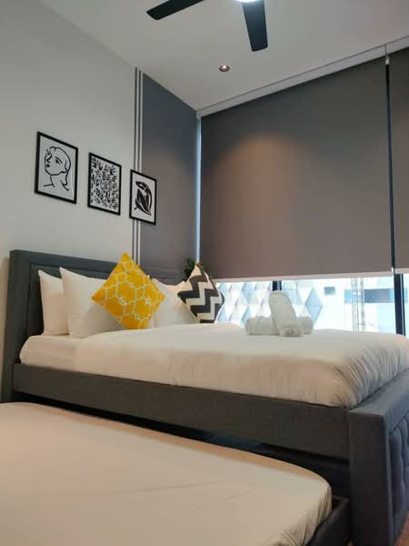 Servis Apartment untuk Disewa di Scarletz Suites @ KL City Centre - Sam Loo - Bedroom - PropertyGuru.com.my