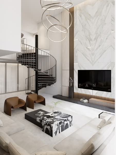 Condominium for Sale at The Katana Residences - Michelle Tan - Living Room - PropertyGuru.com.my