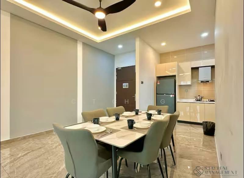 Service Residence for Rent at TriTower Residence @ Johor Bahru Sentral - C.T Chong - Dining Room - PropertyGuru.com.my
