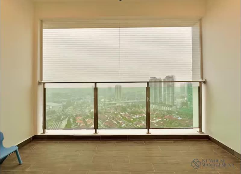 Service Residence for Rent at TriTower Residence @ Johor Bahru Sentral - C.T Chong - Balcony - PropertyGuru.com.my