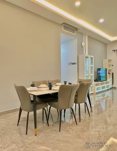 Service Residence for Rent at TriTower Residence @ Johor Bahru Sentral - C.T Chong - Dining Room - PropertyGuru.com.my