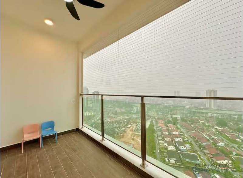 Service Residence for Rent at TriTower Residence @ Johor Bahru Sentral - C.T Chong - Balcony - PropertyGuru.com.my