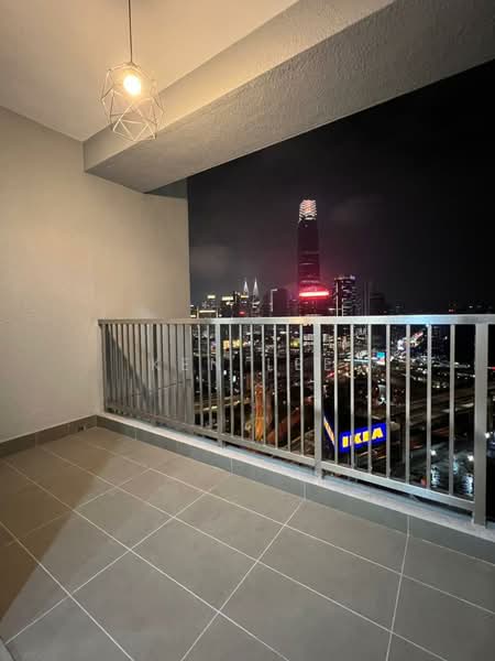 Kondominium untuk Disewa di One Cochrane Residence - Ken Lee - Balcony - PropertyGuru.com.my