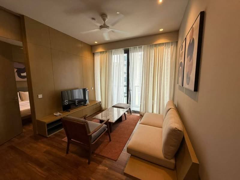 Service Residence for Rent at The Conlay - Sean Thong - Living Room - PropertyGuru.com.my