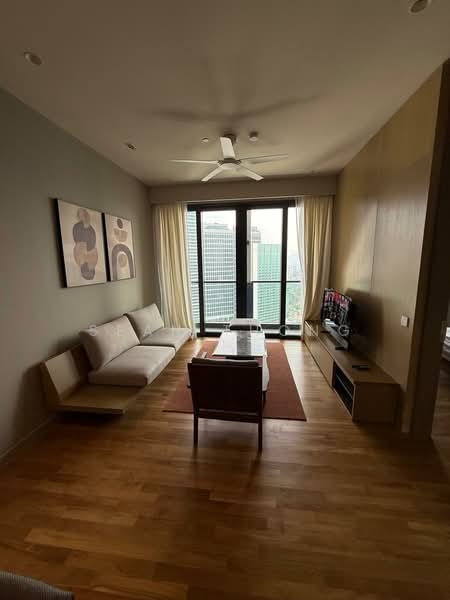 Service Residence for Rent at The Conlay - Sean Thong - Living Room - PropertyGuru.com.my