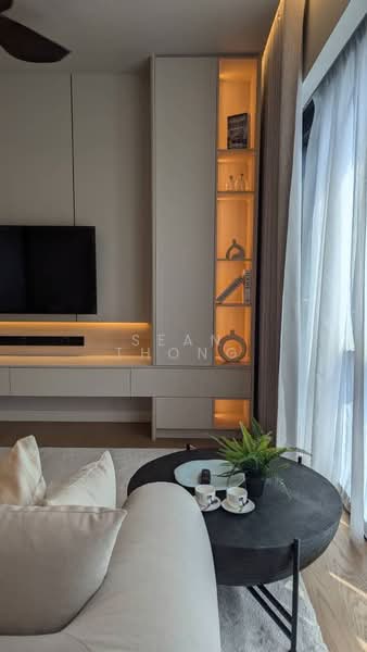 Service Residence for Rent at TRX Residences - Sean Thong - Living Room - PropertyGuru.com.my
