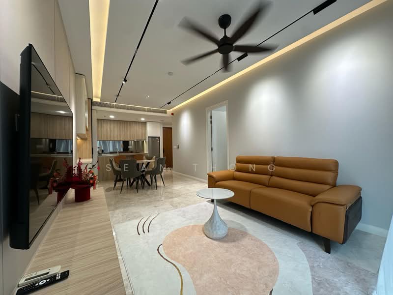 Service Residence for Rent at TRX Residences - Sean Thong - Living Room - PropertyGuru.com.my