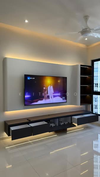 Service Residence for Rent at Sunway Velocity TWO - Keith Foo - Living Room - PropertyGuru.com.my