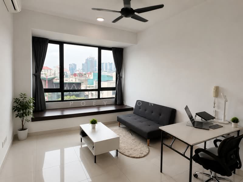 Service Residence for Sale at Greenfield Residence - Poey Wong - Living Room - PropertyGuru.com.my