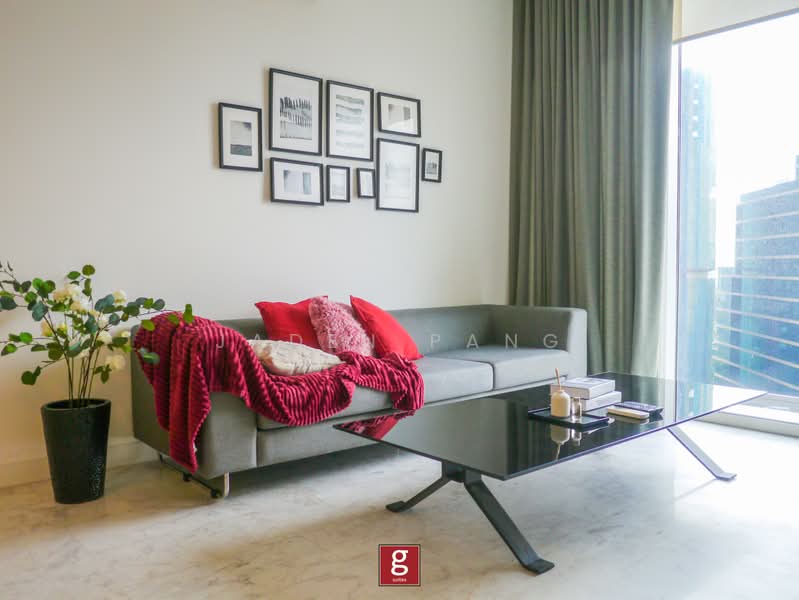 Servis Apartment untuk Dijual di The Face Suites (Platinum Suites) - Jaden Pang - Living Room - PropertyGuru.com.my