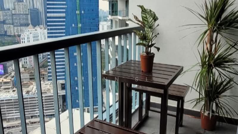 Servis Apartment untuk Disewa di Vogue Suites One - Lynn SL - Balcony - PropertyGuru.com.my