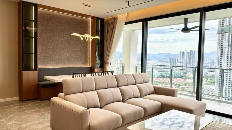 Servis Apartment untuk Dijual di Park Regent @Desa Park City - Rex Tan - Living Room - PropertyGuru.com.my