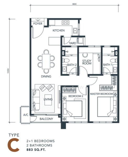 Servis Apartment untuk Dijual di Sunway Velocity TWO - KC KAW - PropertyGuru.com.my