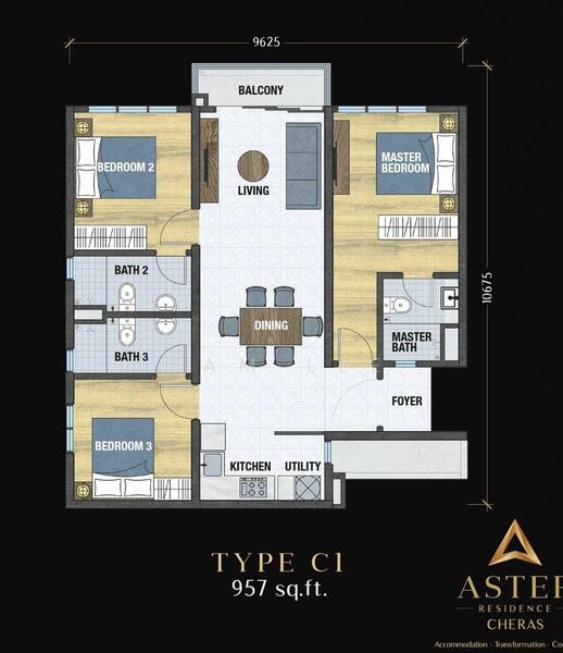 Condominium for Sale at Aster Residence - Sam Lee - PropertyGuru.com.my