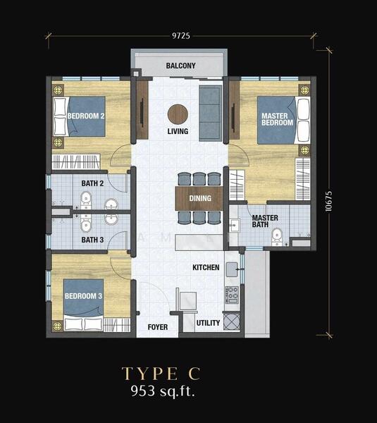 Condominium for Sale at Aster Residence - Sam Lee - PropertyGuru.com.my
