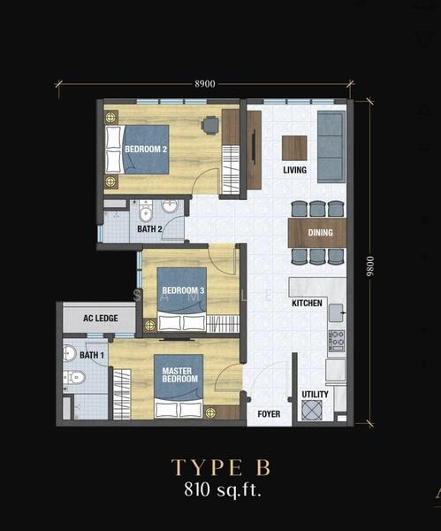 Condominium for Sale at Aster Residence - Sam Lee - PropertyGuru.com.my