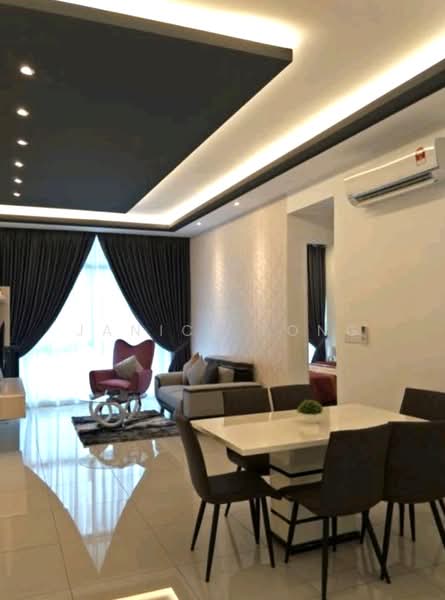 Servis Apartment untuk Disewa di Setia Sky 88 - Janice Yong - Living Room - PropertyGuru.com.my