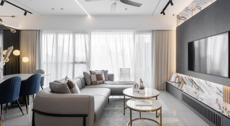 Service Residence for Sale at Twin Arkz - ANS TOH - Living Room - PropertyGuru.com.my