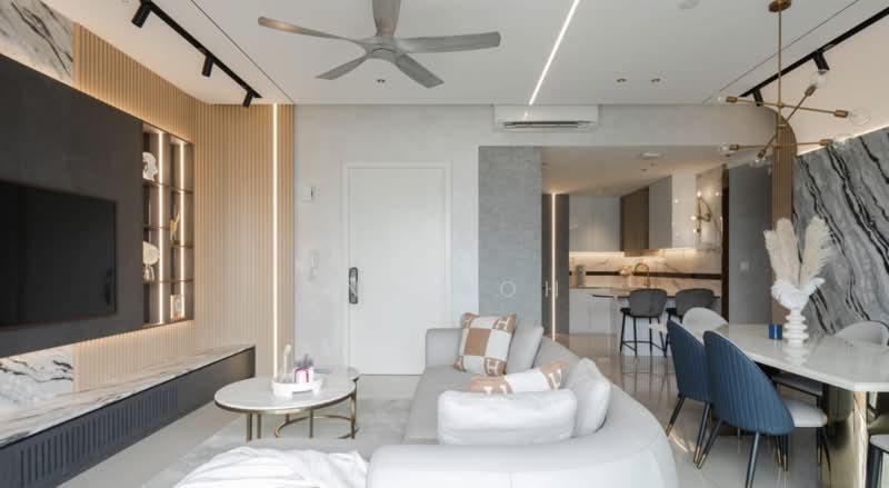 Service Residence for Sale at Twin Arkz - ANS TOH - Living Room - PropertyGuru.com.my