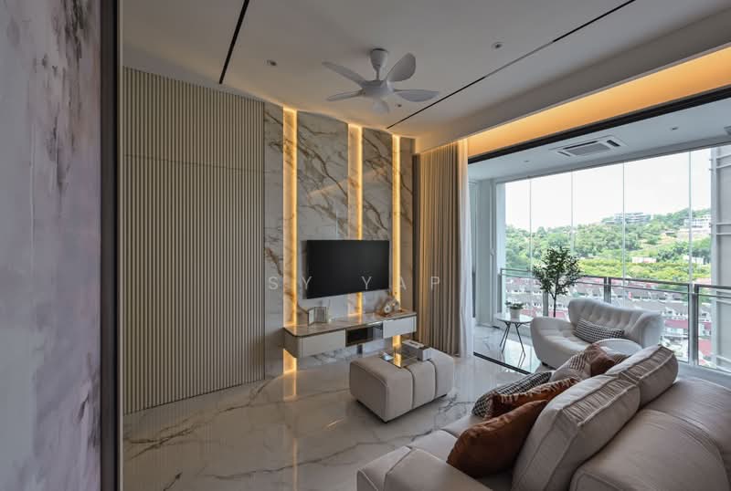 Servis Apartment untuk Dijual di Park Regent @Desa Park City - SY YAP - Living Room - PropertyGuru.com.my