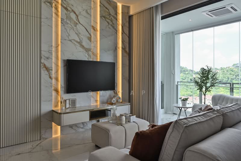Servis Apartment untuk Dijual di Park Regent @Desa Park City - SY YAP - Living Room - PropertyGuru.com.my