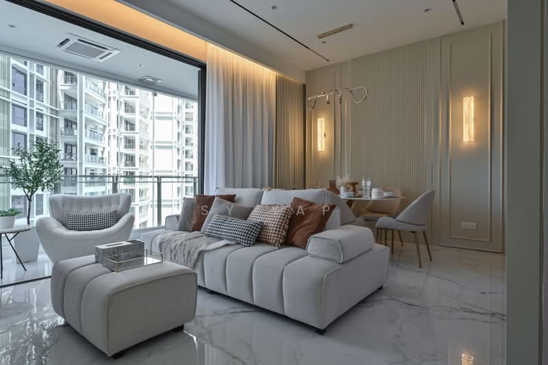 Servis Apartment untuk Dijual di Park Regent @Desa Park City - SY YAP - Living Room - PropertyGuru.com.my