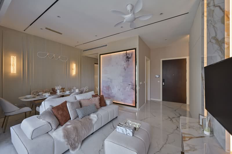 Servis Apartment untuk Dijual di Park Regent @Desa Park City - SY YAP - Living Room - PropertyGuru.com.my