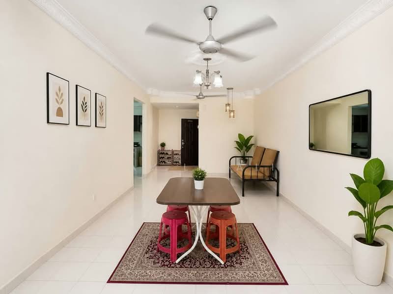 Pangsapuri untuk Dijual di Zamrud Apartment - Madam Lolaliza - Living Room - PropertyGuru.com.my