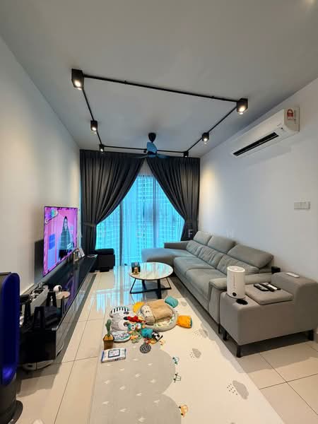 Service Residence for Sale at KL Traders Square - Aw Qi Fan - Living Room - PropertyGuru.com.my