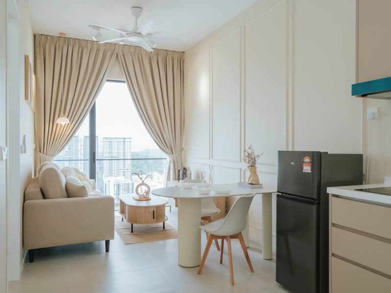 Service Residence for Rent at Laurel Residence - Clovis . - Living Room - PropertyGuru.com.my