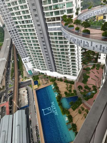 Service Residence for Rent at Datum Jelatek Residence - Deela Ibrahim - Pool - PropertyGuru.com.my