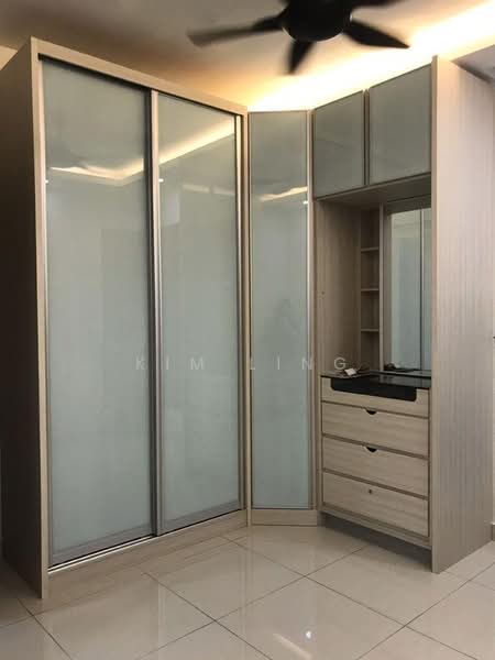 Servis Apartment untuk Disewa di KL Traders Square - Kim Ling - Master Bedroom - PropertyGuru.com.my