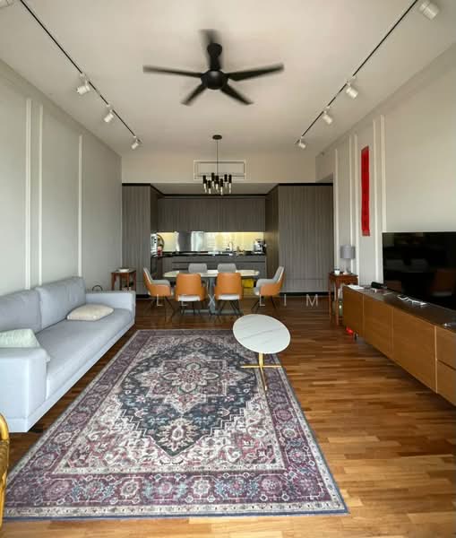 Servis Apartment untuk Disewa di Straits Residences - Alex Lim - Living Room - PropertyGuru.com.my